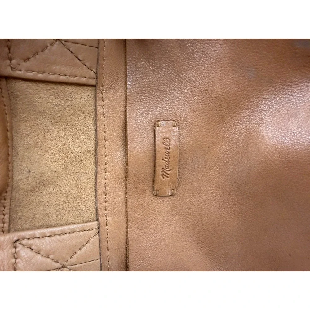 Madewell Piazza Hobo Bag English Saddle Leather Crossbody Brown NH025